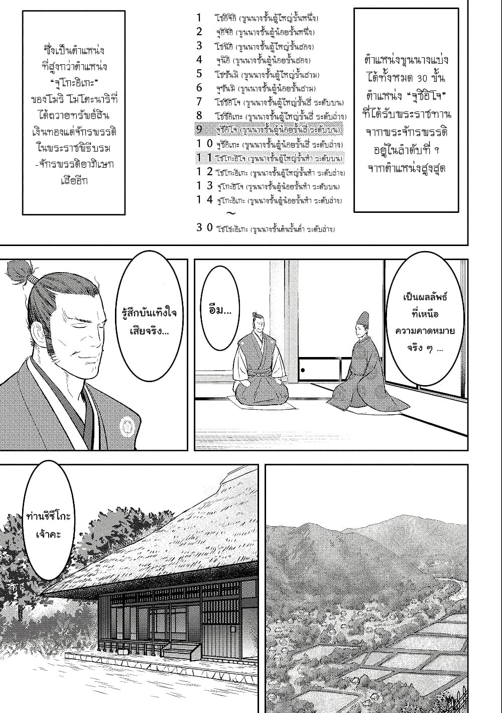 Sengoku Komachi Kuroutan: Noukou Giga 38-การต้อนรับอย่างอบอุ่น