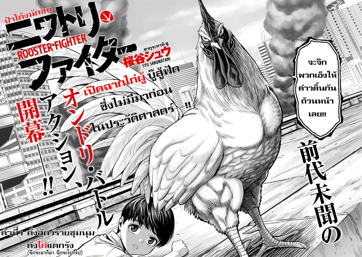 Rooster Fighter ป๋าโต้งชนยับ 1-ดั่งสัตว์ร้ายชุมนุม ดั่งไก่แตกรัง(นึกจะมาก็มา นึกจะไปก็ไป)