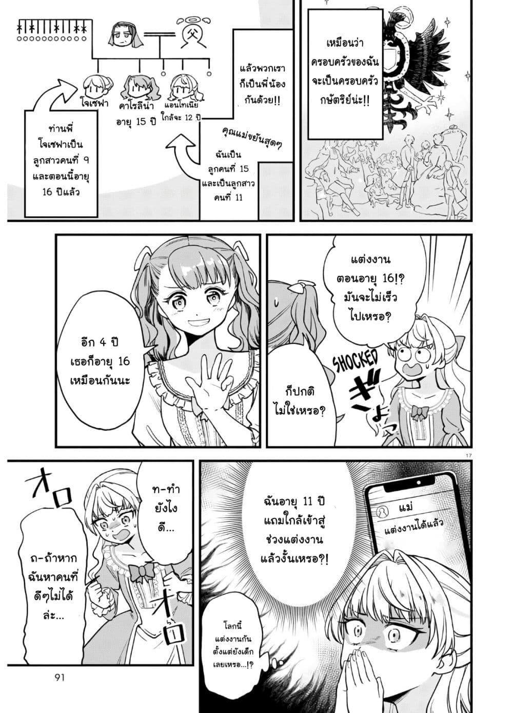Akuyaku Reijou ni Tensei Shita hazu ga Marie Antoinette Deshita 1-เจ้าจะต้องแต่งงาน