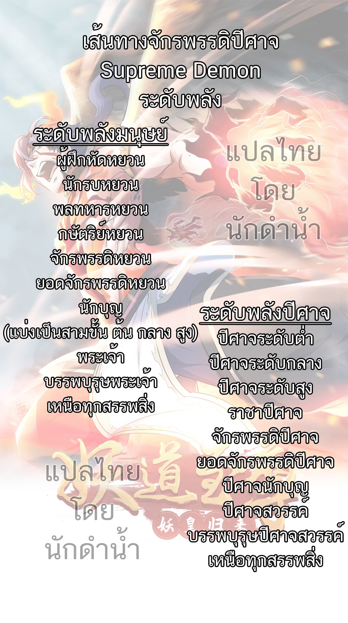 Supreme Demon Return 0-อารัมภบท