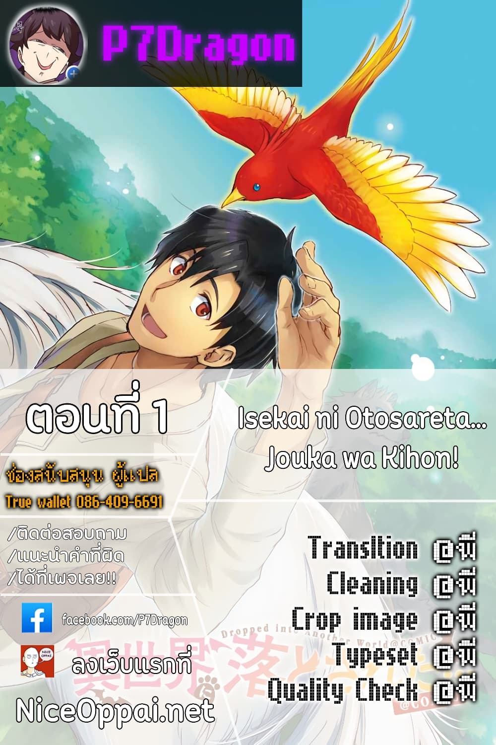 Isekai ni Otosareta... Jouka wa Kihon! 1-1