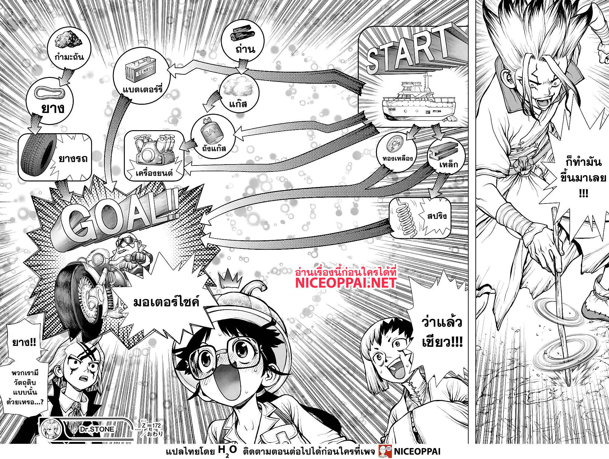 Dr.Stone 172-มาร์คด้วยXแห่งเชาวน์ปัญญา